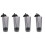 4Pcs Multi-Function Grey Plastic Straw Holder Storage Bucket 5