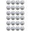 24Pièces Flottant LED Boule Plastique Résistant 6