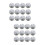 24Pièces Flottant LED Boule Plastique Résistant 8