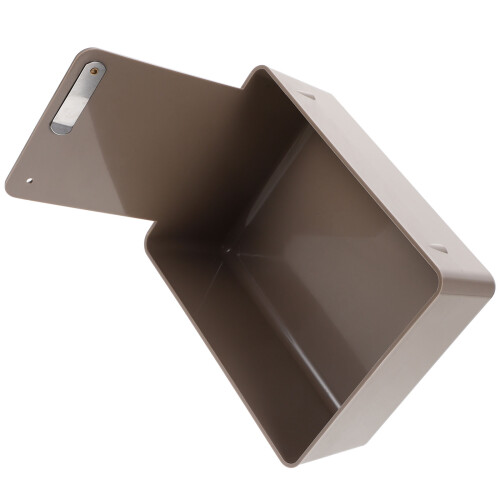 2Pcs Grey Plastic Retainer Storage Case Durable Dental Holder 1