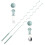 5Sets Baby Silicone Fork and Spoon Set with Suction Cups and Chains 2
