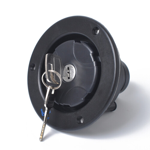 2Pcs Black Gravity Water Fill Dishes with Lock for Trailer Accessory 2