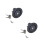 2Pcs Black Gravity Water Fill Dishes with Lock for Trailer Accessory 5