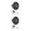 2Pcs Black Gravity Water Fill Dishes with Lock for Trailer Accessory 7