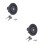 2Pcs Black Gravity Water Fill Dishes with Lock for Trailer Accessory 9