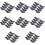 64Pcs Black Resin Chopstick Holder Chopstick Rest for Table 8