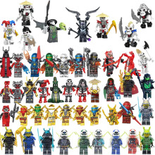 48pcs Ninja Skeletons Anaconda Tribe MiniFigures Toys Kids Gift Fit Lego