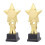 2Pcs Gold Plastic Award Trophy Cup Durable Kids Prize 2