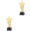 2Pcs Gold Plastic Award Trophy Cup Durable Kids Prize 3
