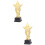 2Pcs Gold Plastic Award Trophy Cup Durable Kids Prize 7