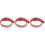 3Pcs Adjustable Orange Dog Collars Stylish for Pets Party Use 5