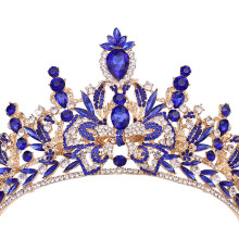 (M) Bridal Crown with Rhinestones for Weddings