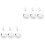 6Pcs White Plastic Swing Candle Wicks DIY LED Light Making Kits 3