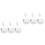 6Pcs White Plastic Swing Candle Wicks DIY LED Light Making Kits 4