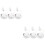 6Pcs White Plastic Swing Candle Wicks DIY LED Light Making Kits 6