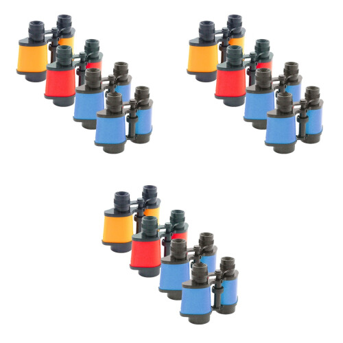 12Pcs Assorted Vivid Color Plastic Binoculars for Kids Educational Use 2