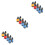 12Pcs Assorted Vivid Color Plastic Binoculars for Kids Educational Use 5