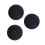 3Pcs Adjustable Elastic Black Rubber Bounce Balls for Sport Practice 1