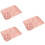 3Sets Pink Straw 5-Compartment Plate Set for Healthy Kid Dining 7
