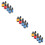 12Pcs Assorted Vivid Color Plastic Binoculars for Kids Educational Use 9