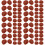 120Pcs Miniature Brown Plastic Tiny Hats for Dolls DIY Accessories 6