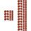 120Pcs Miniature Brown Plastic Tiny Hats for Dolls DIY Accessories 7