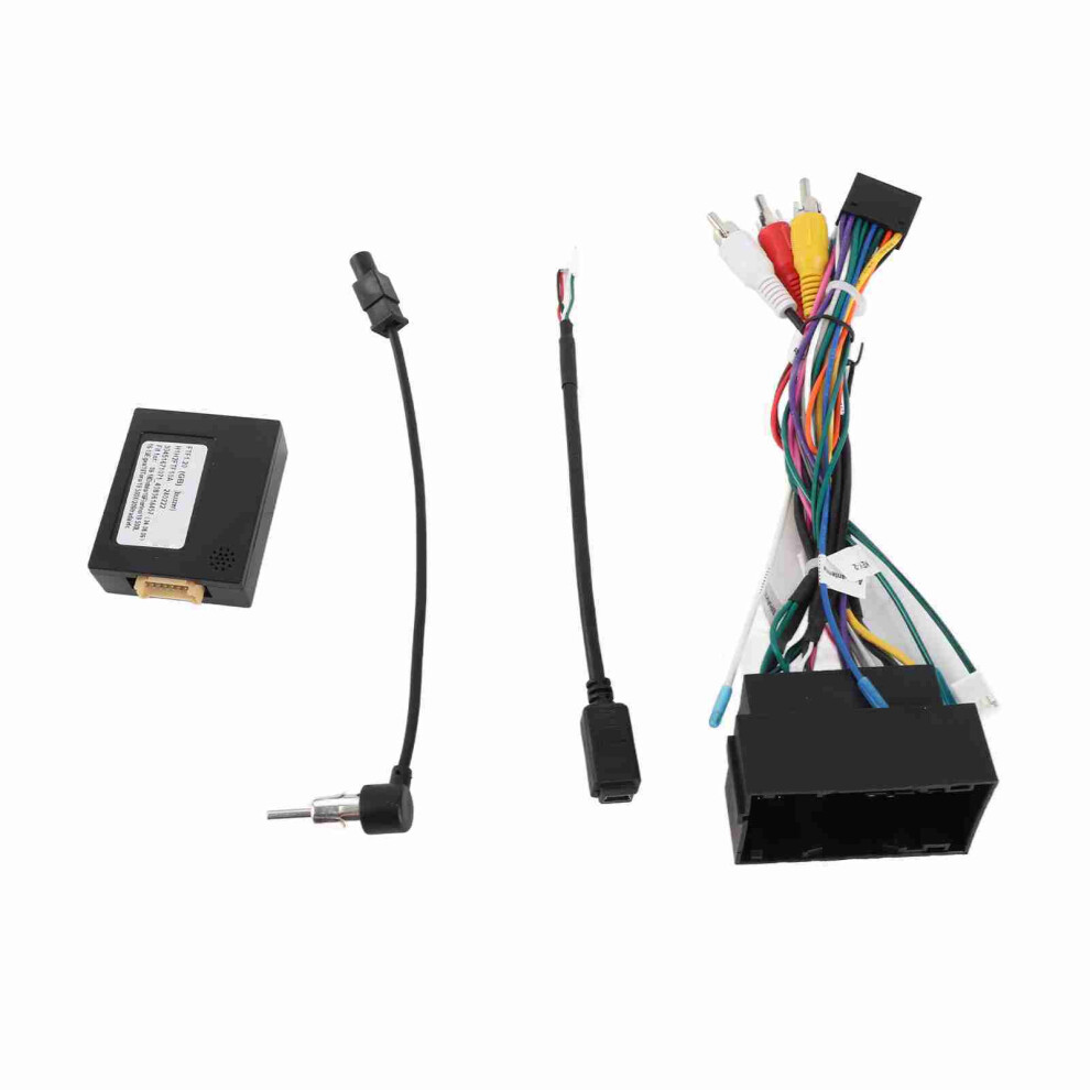 16Pin Car Stereo Wiring Harness With Canbus Box For Fait Egea 2015-2018 6901387713399
