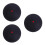 3Pcs Adjustable Elastic Black Rubber Bounce Balls for Sport Practice 7