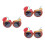 3St Hawaii Zonnebrillen Party Decor Plastic Bril Fun 8