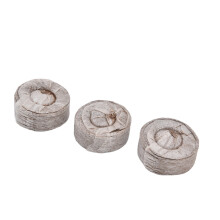 50Pcs Φ4010mm Compressed Peat Seedling Nutrient Blocks for Flowers & Vegetables