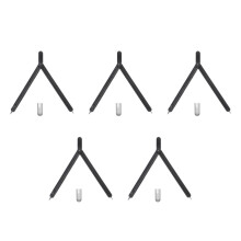 5Pièces Compas Multifonction Noir Métal Avec Règle Pour Et Bois