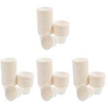 200Pièces Blancs En Pulpe Pour Glace Dessert