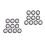 20Pcs Round Pearl Buttons Multicolor Durable Sewing Craft DIY Clothes 1