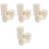 200Pièces Blancs En Pulpe Pour Glace Dessert 3