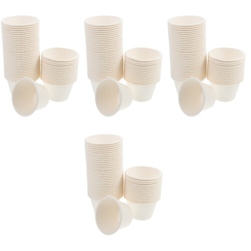200Pièces Blancs En Pulpe Pour Glace Dessert 2