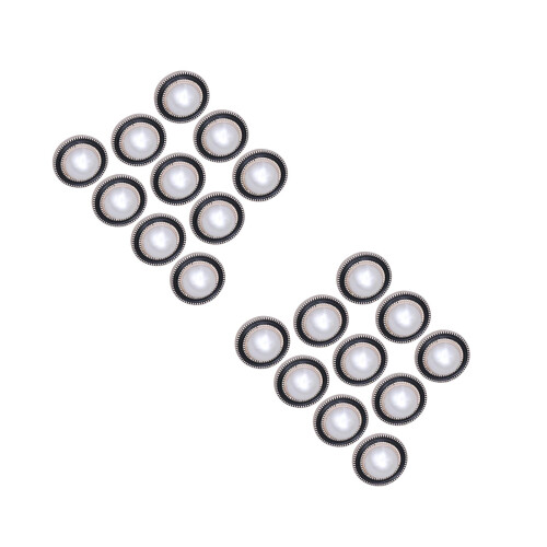 20Pcs Round Pearl Buttons Multicolor Durable Sewing Craft DIY Clothes 2