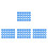 96Pièces Garnitures Silicone Bleu Pour Bouteilles Usage 1