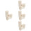 200Pièces Blancs En Pulpe Pour Glace Dessert 6