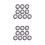 20Pcs Round Pearl Buttons Multicolor Durable Sewing Craft DIY Clothes 6