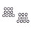 20Pcs Round Pearl Buttons Multicolor Durable Sewing Craft DIY Clothes 7