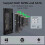M.2  NVME Dual Protocol SSD Enclosure Dual Bay &NVME SSD Case 10Gbps USB Type C SSD Case M.2 Hard Disk Box 4