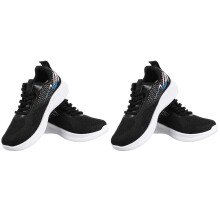 2Paires Sneakers Running Pour En Mesh Noir Et Style