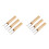 6Pièces À Cornet Manche Bois Acier Inoxydable Beige 8