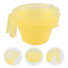 3Pièces Bol Coloration Plastic Usage Salon Efficace