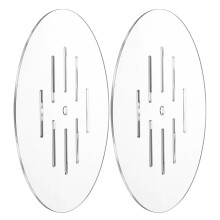 2Pcs Clear Perforated Aquarium Lid for Fish Tank Escape Guard