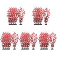 50Pièces Plantes Artificielles Durable Pour Décor Aquarium