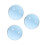 3Pcs Professional Blue Resin Juggling Balls Transparent Performance 4