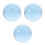 3Pcs Professional Blue Resin Juggling Balls Transparent Performance 5