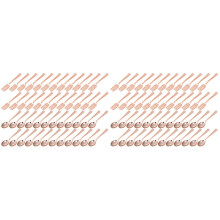 96Pièces Couverts Jetables Rose Gold Pour