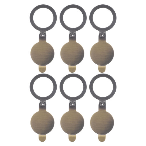 18Pièces Cache-Œil Porte Cuivre Protection Intimité Maison 1